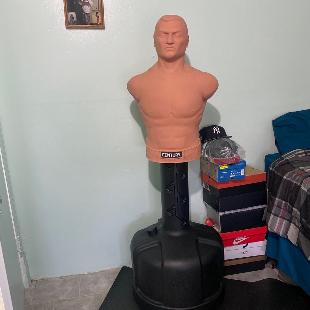 Human boxing bag